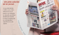 Campanha Jornal Hoje em Dia - Novo formato 2012 - Fernanda Aguilar